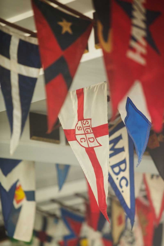 Yacht Club Flags I art print by Karyn Millet for $57.95 CAD