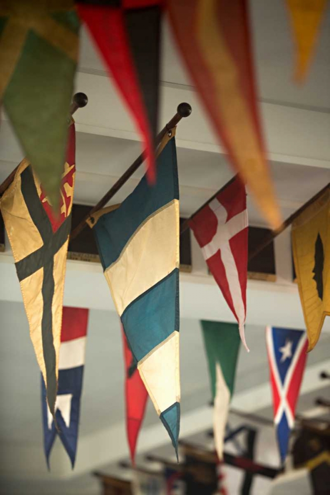 Yacht Club Flags II art print by Karyn Millet for $57.95 CAD