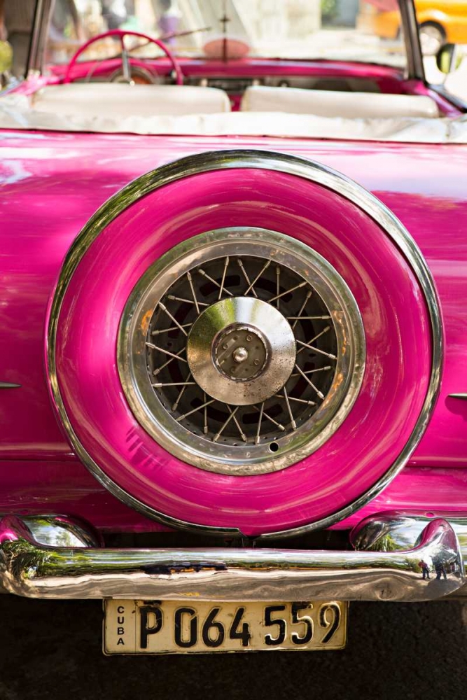 Pink Car in Cuba II art print by Karyn Millet for $57.95 CAD