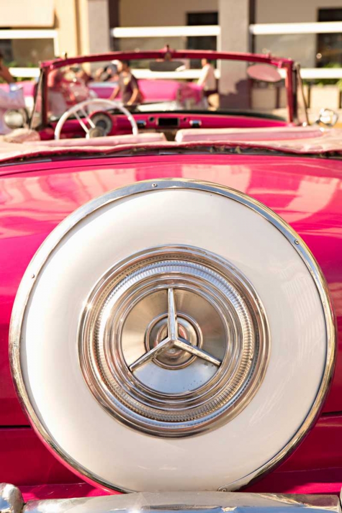 Red Car in Cuba II art print by Karyn Millet for $57.95 CAD