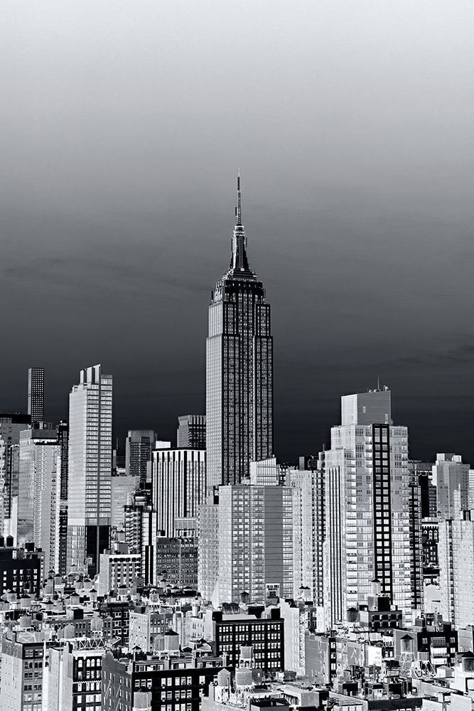 New York Cityscape Negative BandW art print by Karyn Millet for $57.95 CAD