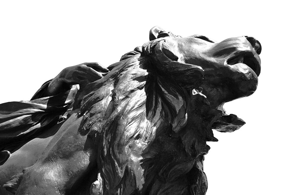 Stone Lion art print by Karyn Millet for $57.95 CAD