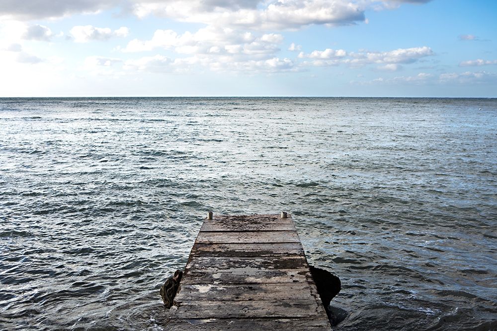 Pier Over The Rocky Sea art print by Karyn Millet for $57.95 CAD