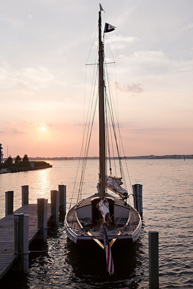 Sailing Silhouette at Sunset art print by Karyn Millet for $57.95 CAD
