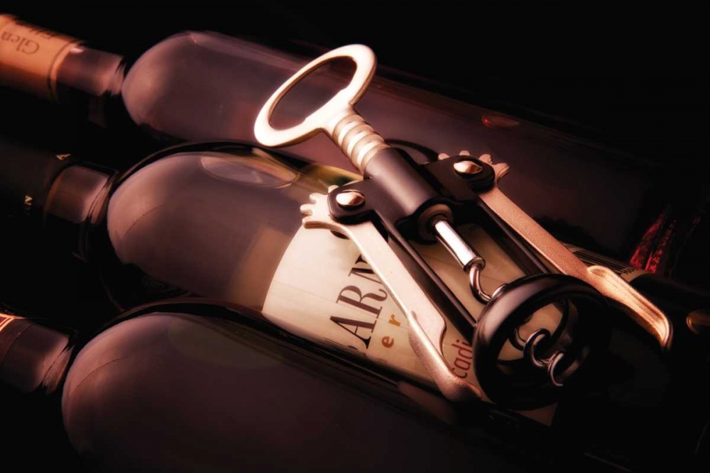Wine and Corkscrew art print by C. Thomas McNemar for $57.95 CAD