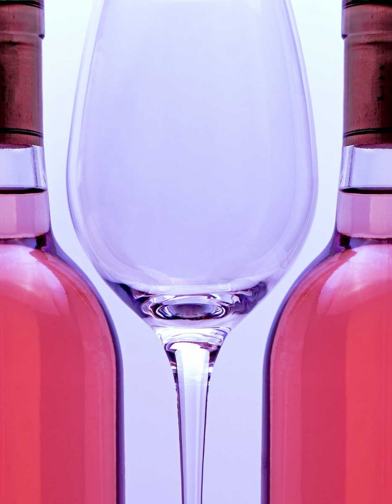 Wine Glass and Bottles art print by C. Thomas McNemar for $57.95 CAD