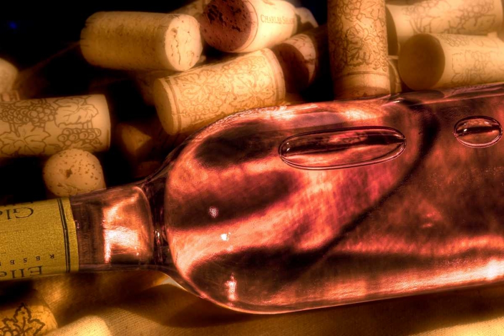 Wine Bottle and Corks art print by C. Thomas McNemar for $57.95 CAD