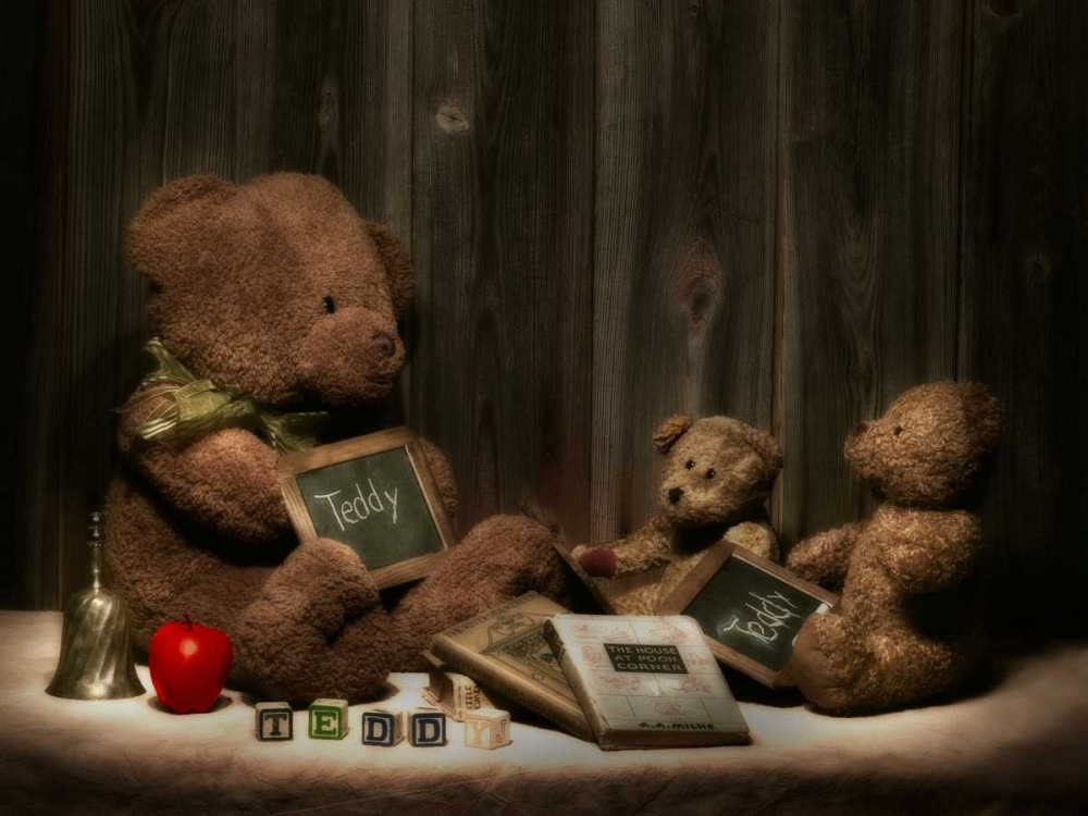 Teddybear School art print by C. Thomas McNemar for $57.95 CAD