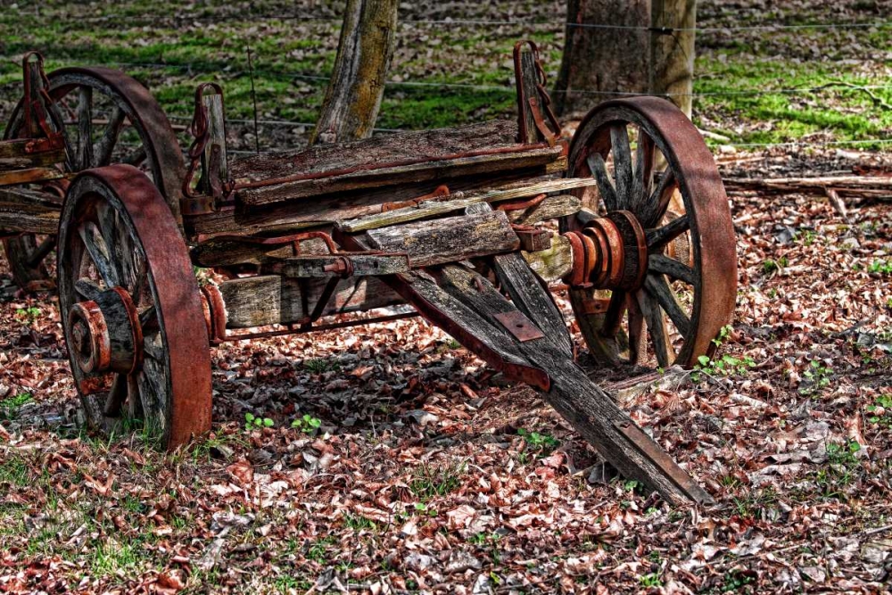 Abandoned Wagon art print by C. Thomas McNemar for $57.95 CAD