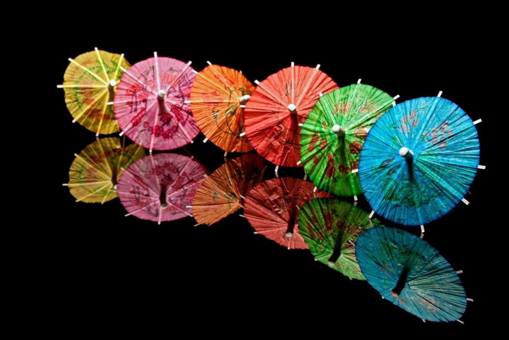 Cocktail Umbrellas II art print by C. Thomas McNemar for $57.95 CAD