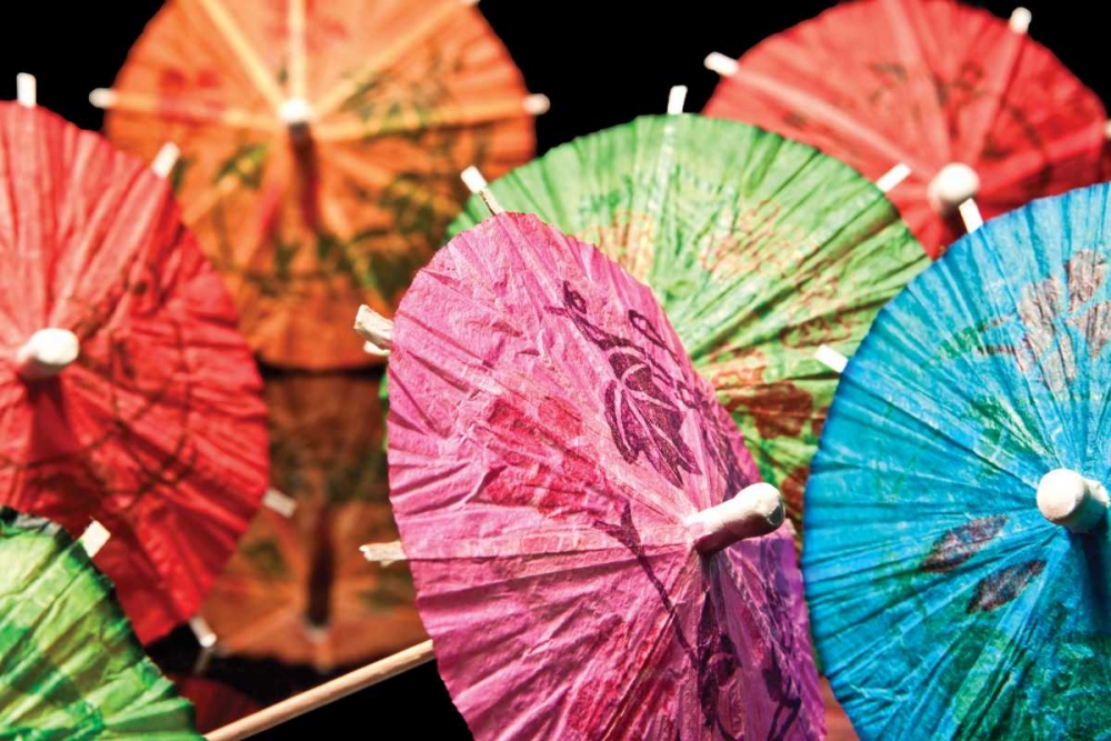 Cocktail Umbrellas III art print by C. Thomas McNemar for $57.95 CAD