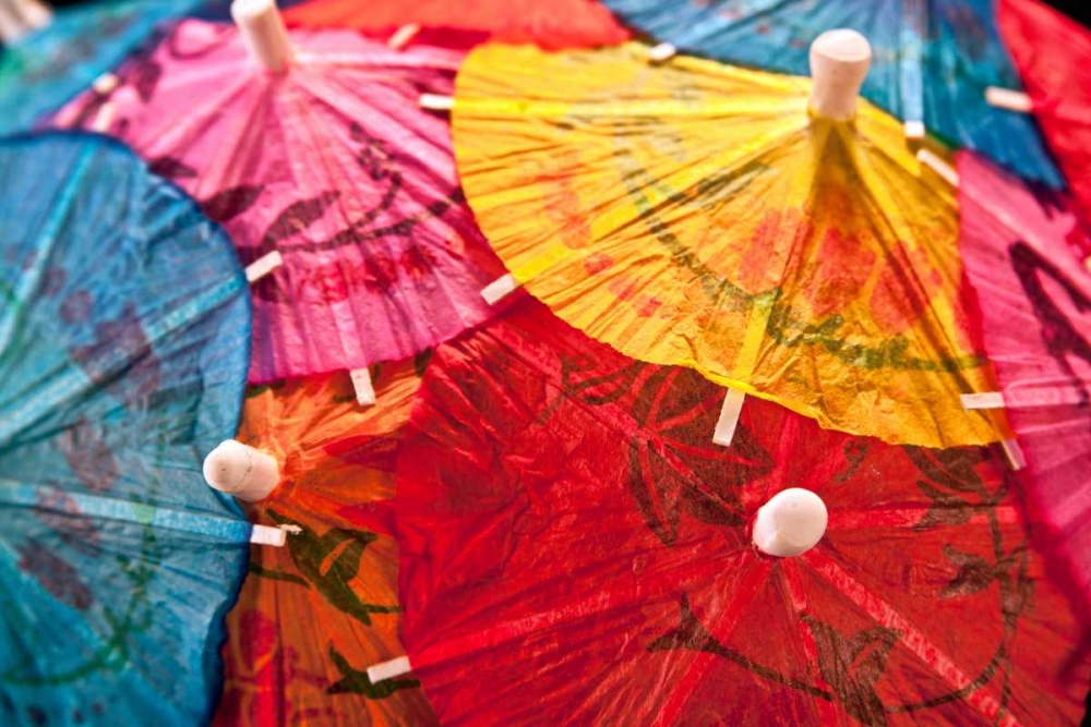 Cocktail Umbrellas IV art print by C. Thomas McNemar for $57.95 CAD