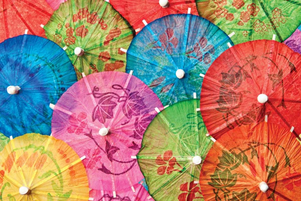 Cocktail Umbrellas V art print by C. Thomas McNemar for $57.95 CAD