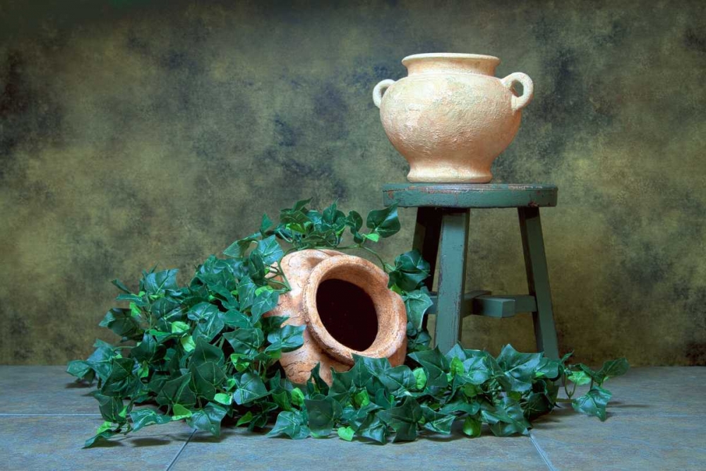 Pottery with Ivy I art print by C. Thomas McNemar for $57.95 CAD