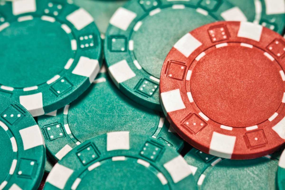 Poker Chips I art print by C. Thomas McNemar for $57.95 CAD