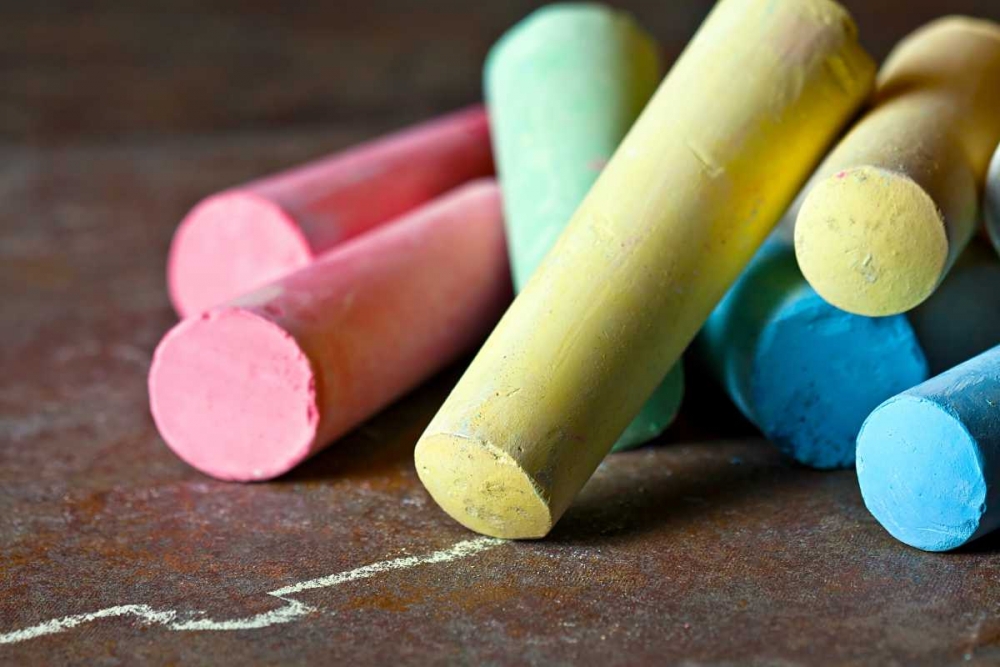Sidewalk Chalk II art print by C. Thomas McNemar for $57.95 CAD