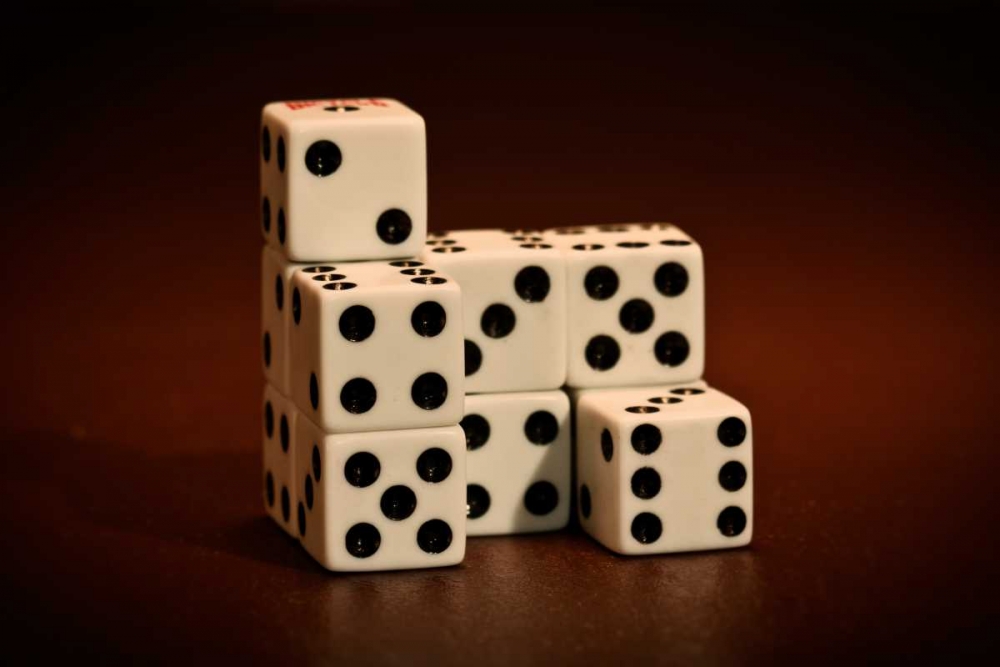 Dice Cubes I art print by C. Thomas McNemar for $57.95 CAD
