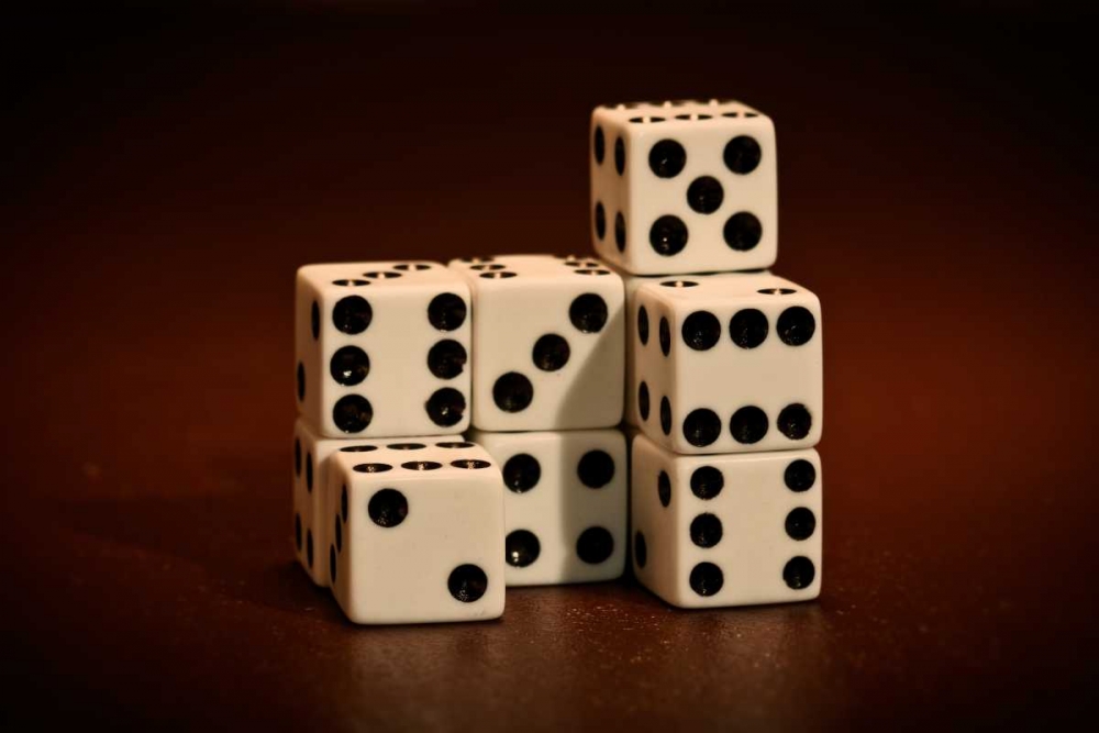 Dice Cubes III art print by C. Thomas McNemar for $57.95 CAD