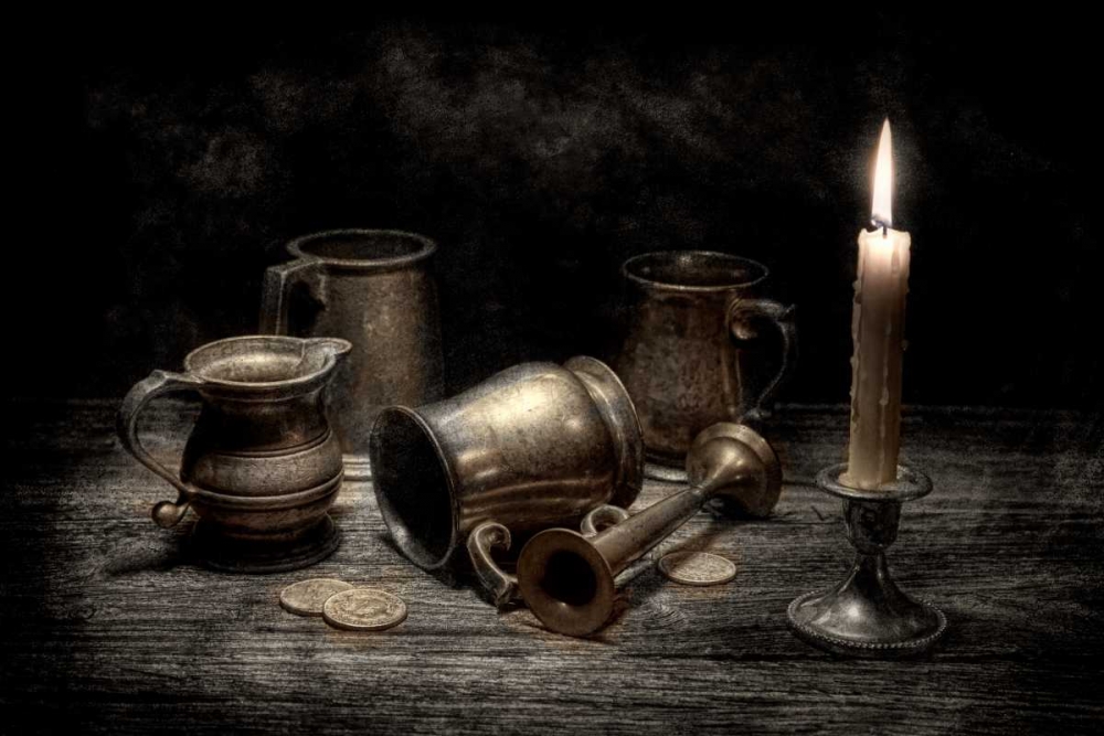 Pewter Still Life I art print by C. Thomas McNemar for $57.95 CAD