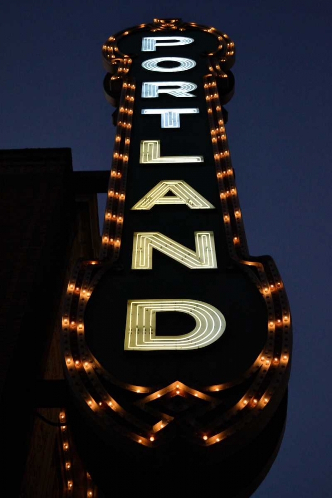 Portland Sign art print by Brian Moore for $57.95 CAD