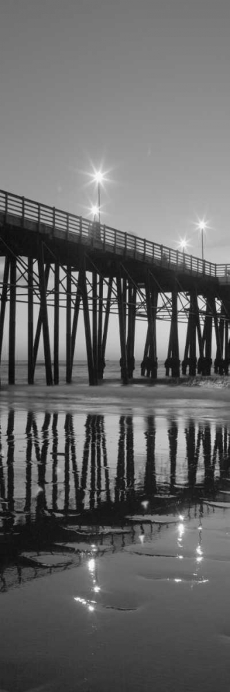 Pier Night Panel II art print by Lee Peterson for $57.95 CAD