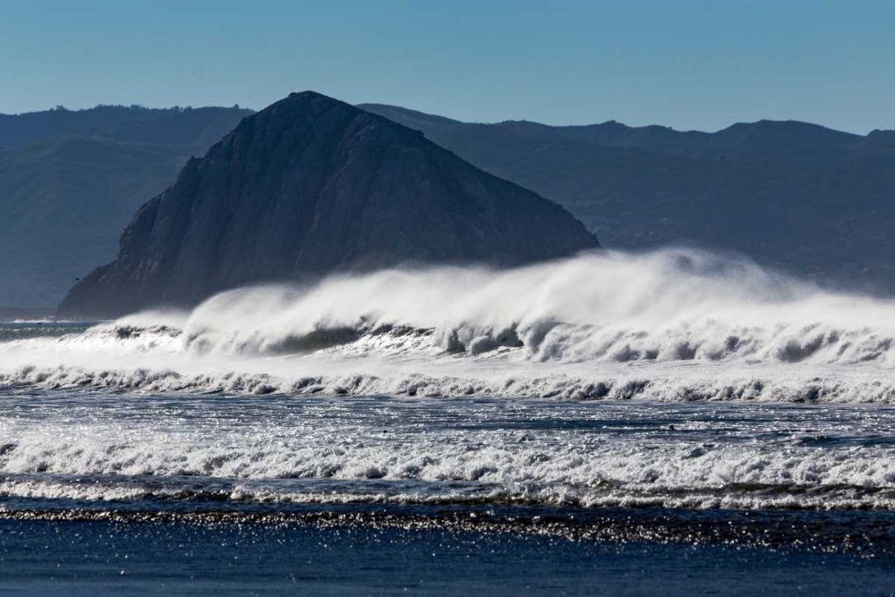 Morro Rock Waves art print by Lee Peterson for $57.95 CAD