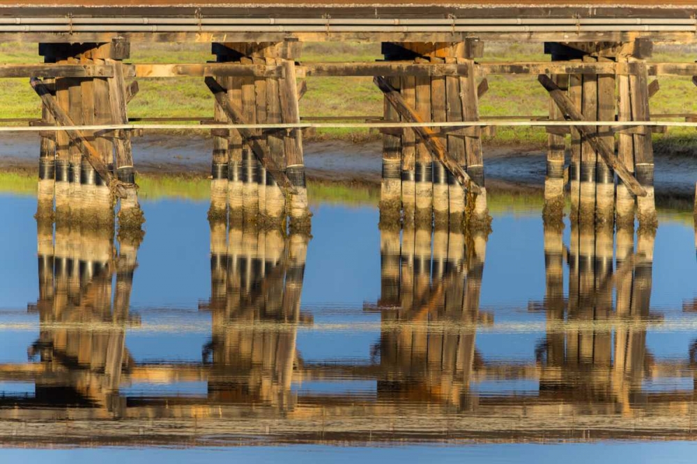 Railroad Bridge Reflection art print by Lee Peterson for $57.95 CAD