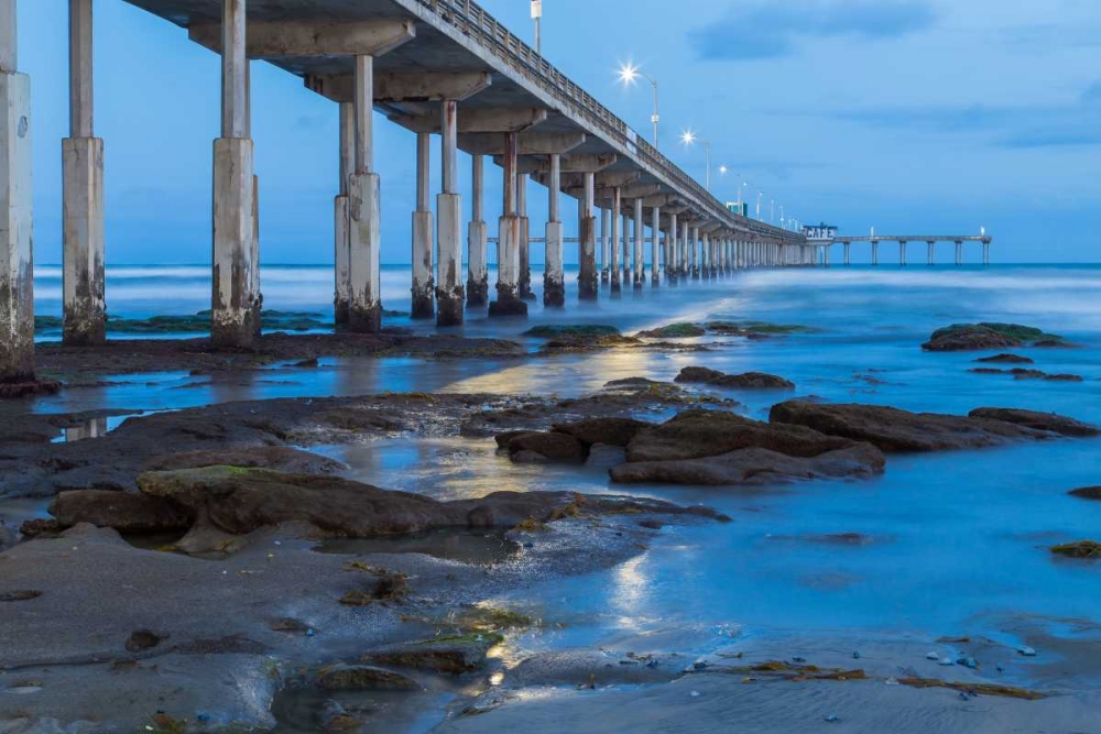 Evening Pier II art print by Lee Peterson for $57.95 CAD