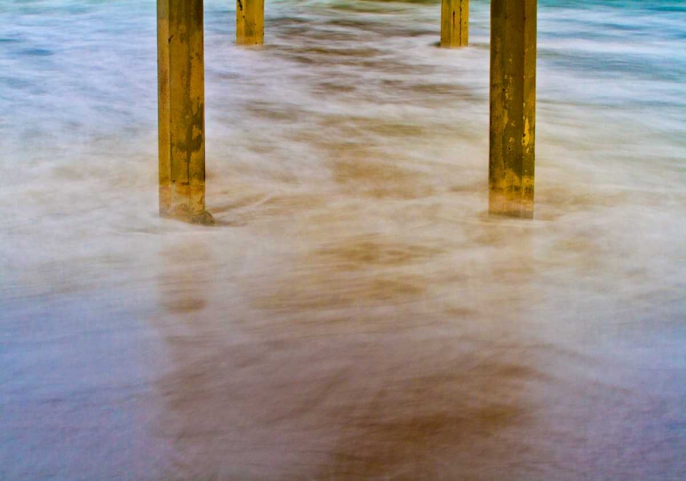 Under Ocean Beach Pier art print by Lee Peterson for $57.95 CAD