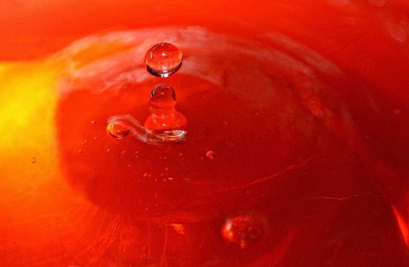 Red Drink Drop III art print by Tammy Putman for $57.95 CAD