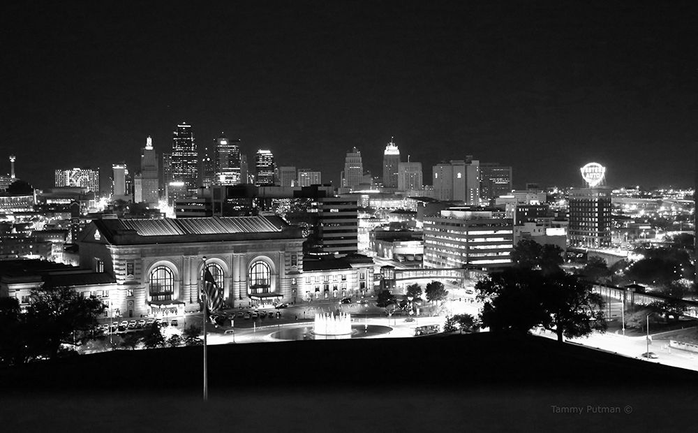 Kansas City at Night art print by Tammy Putman for $57.95 CAD