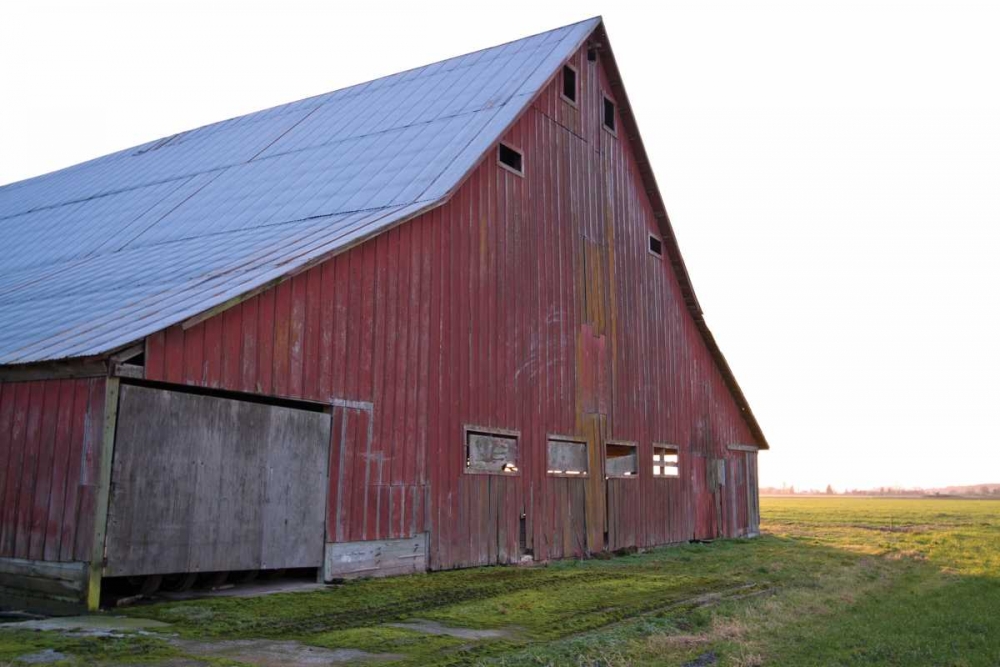 Red Barn at Sunset art print by Dana Styber for $57.95 CAD