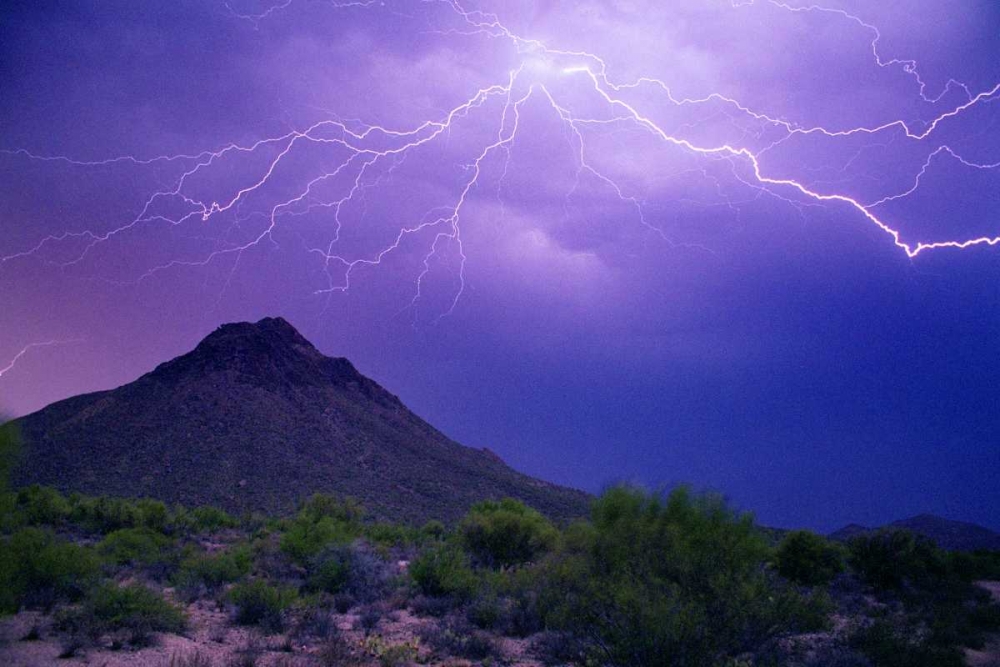 Mountain Lightning art print by Douglas Taylor for $57.95 CAD