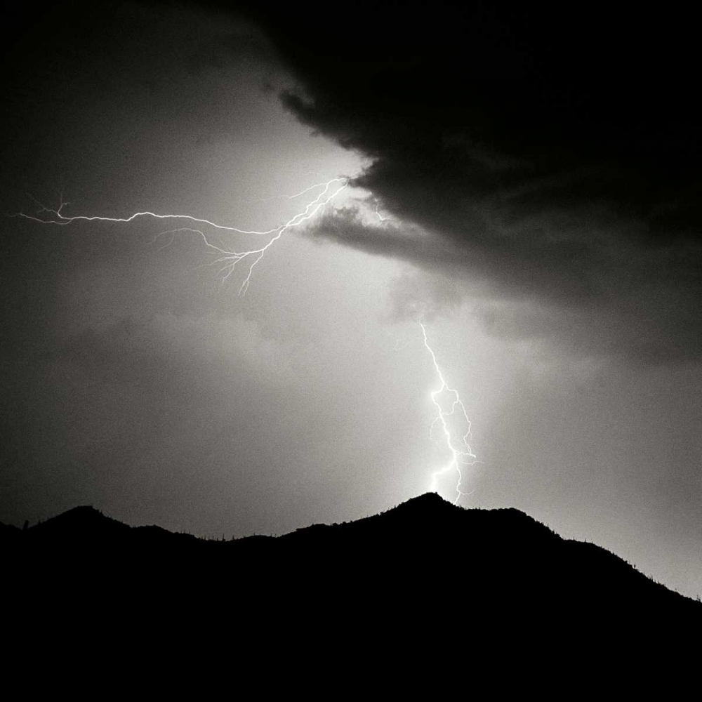 Summit Strike Sq. BW art print by Douglas Taylor for $57.95 CAD