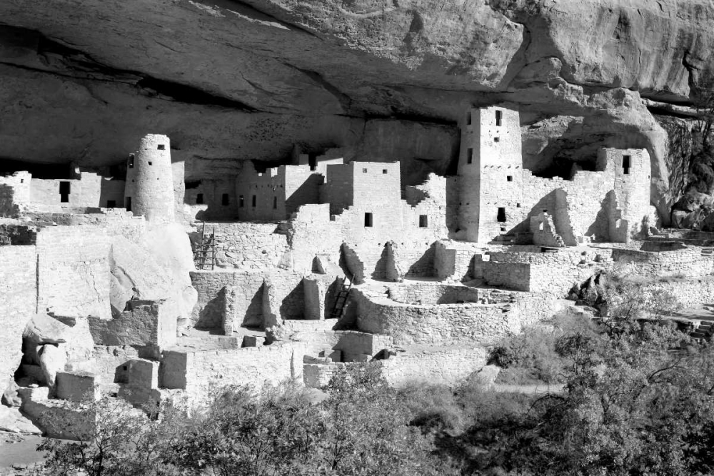 Cliff Palace Pueblo BW art print by Douglas Taylor for $57.95 CAD