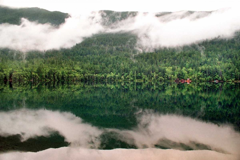 Lake Crescent Clouds art print by Douglas Taylor for $57.95 CAD