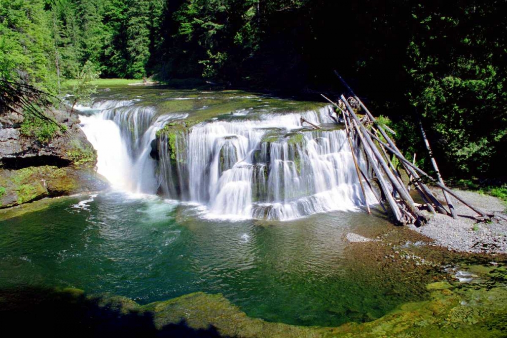 Lewis River Lower Falls art print by Douglas Taylor for $57.95 CAD