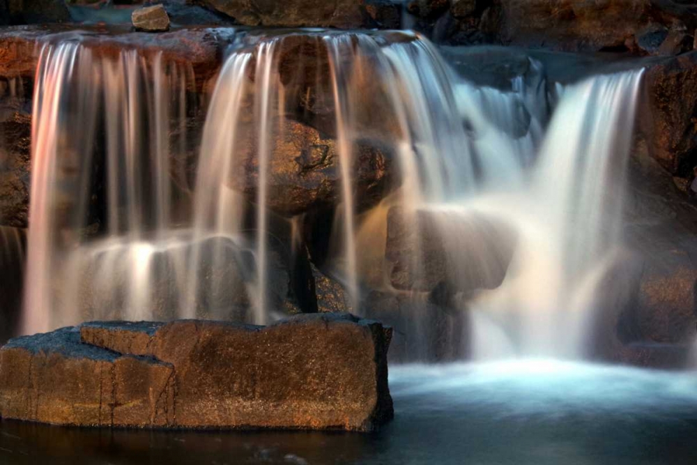 Sunset Waterfall I art print by Douglas Taylor for $57.95 CAD