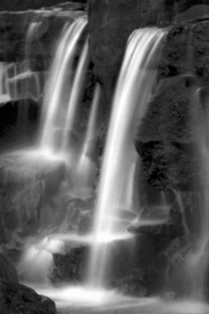 Twilight Waterfall I BW art print by Douglas Taylor for $57.95 CAD