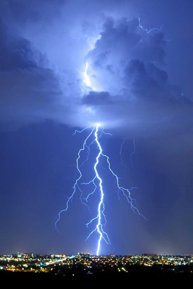Blue Lightning art print by Douglas Taylor for $57.95 CAD
