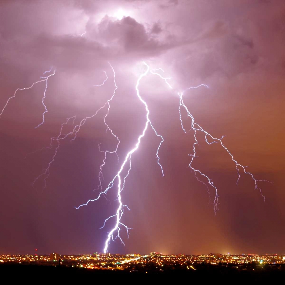 Urban Lightning II art print by Douglas Taylor for $57.95 CAD