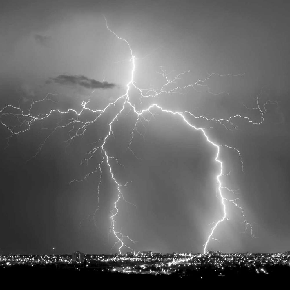 Urban Lightning I BW art print by Douglas Taylor for $57.95 CAD