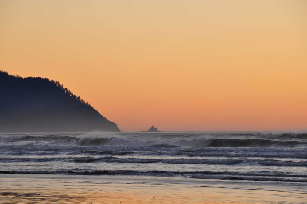 Ocean Sunset I art print by Logan Thomas for $57.95 CAD