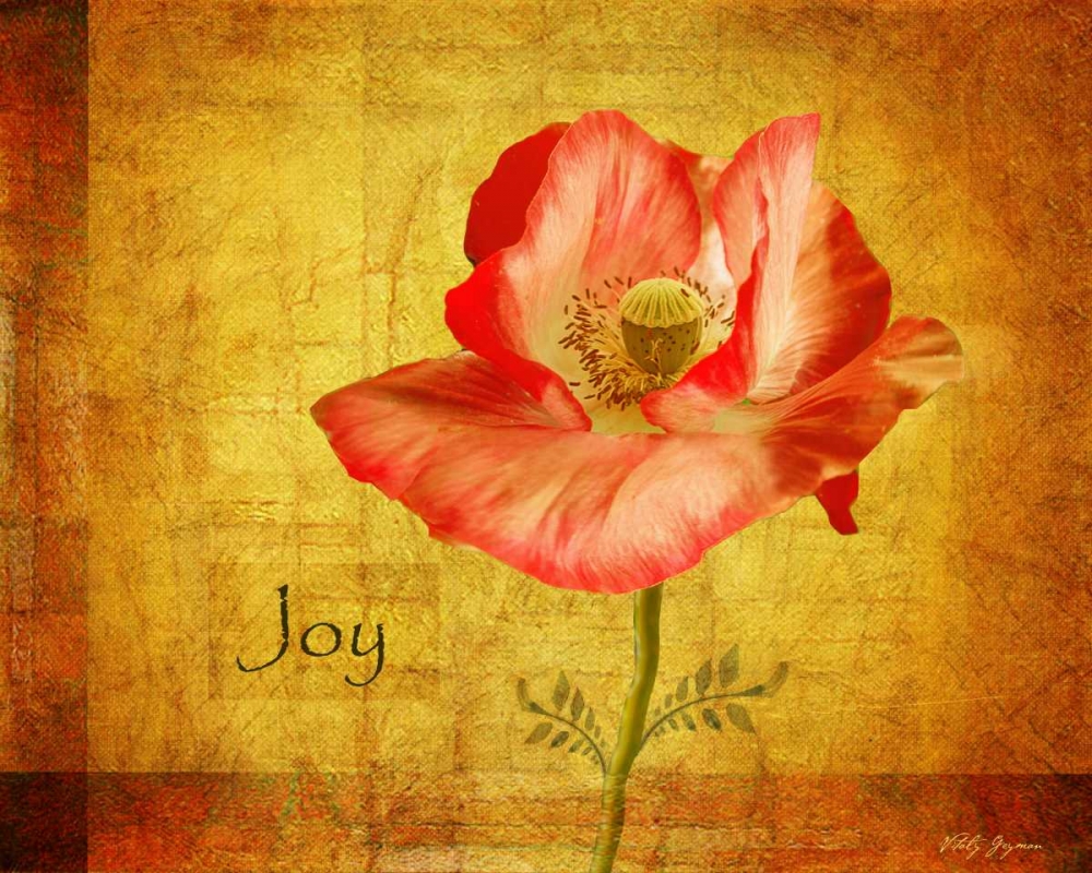 Royal Poppy Joy art print by Vitaly Geyman for $57.95 CAD