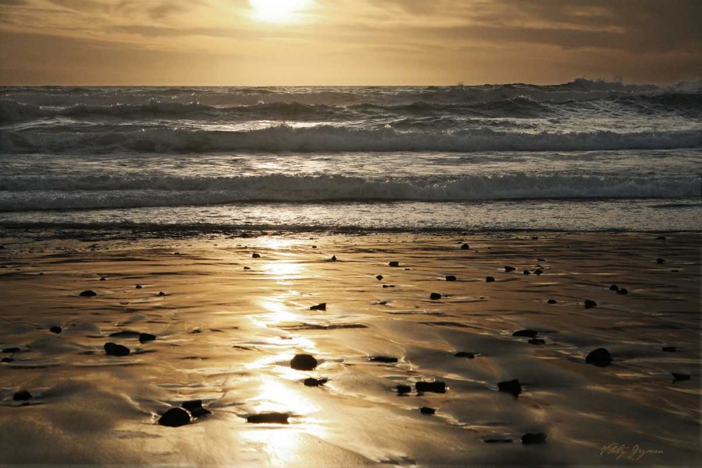 Golden Sunset art print by Vitaly Geyman for $57.95 CAD