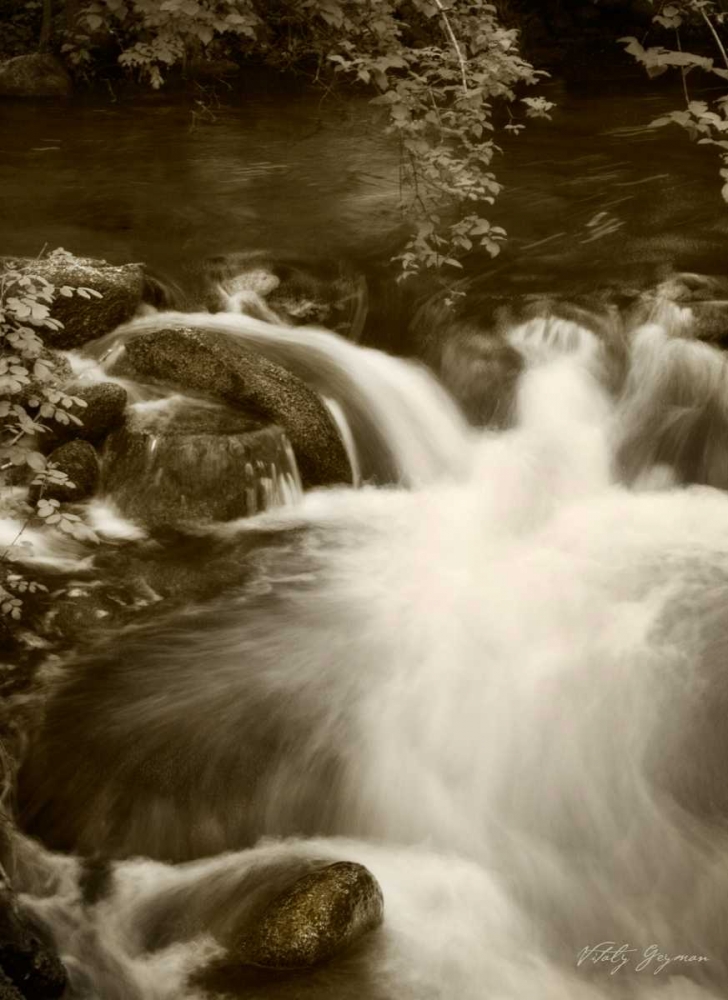 Sepia Waters III art print by Vitaly Geyman for $57.95 CAD