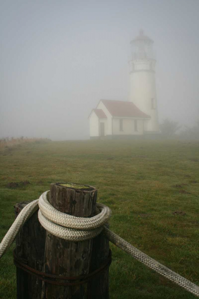 Misty Lighthouse I art print by Vitaly Geyman for $57.95 CAD