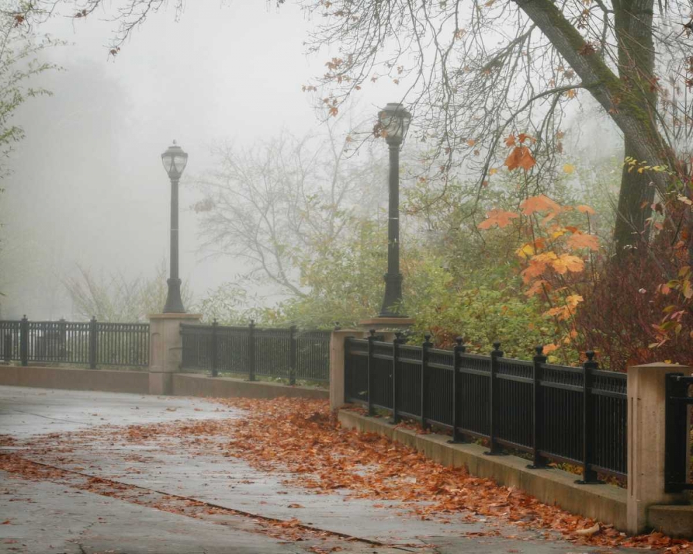 Fall Plaza II art print by Vitaly Geyman for $57.95 CAD
