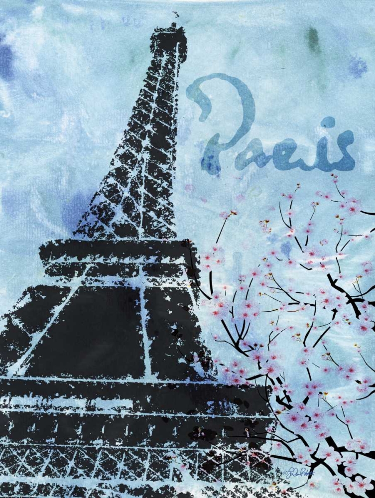 Blue Paris art print by LuAnn Roberto for $57.95 CAD