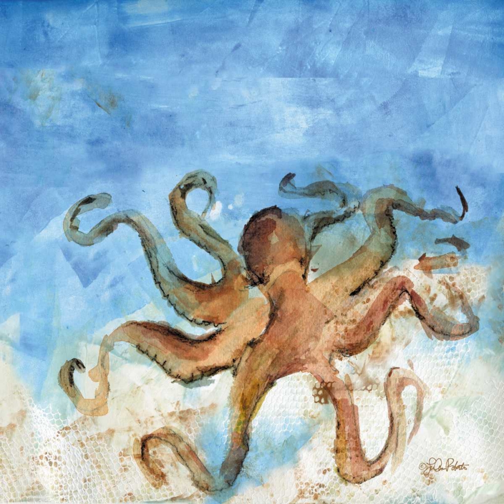 Ocean Octopus art print by LuAnn Roberto for $57.95 CAD